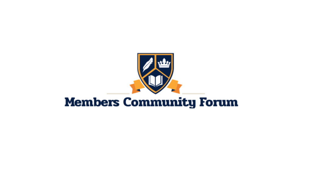 Check Out Our Members Community Forum!